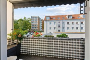 Aussicht vom Balkon